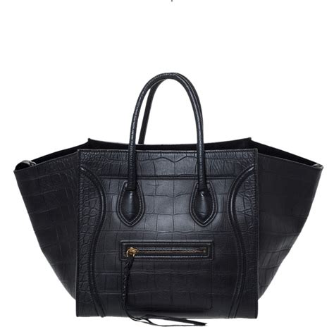 celine phantom bag croc|celine bag tote review.